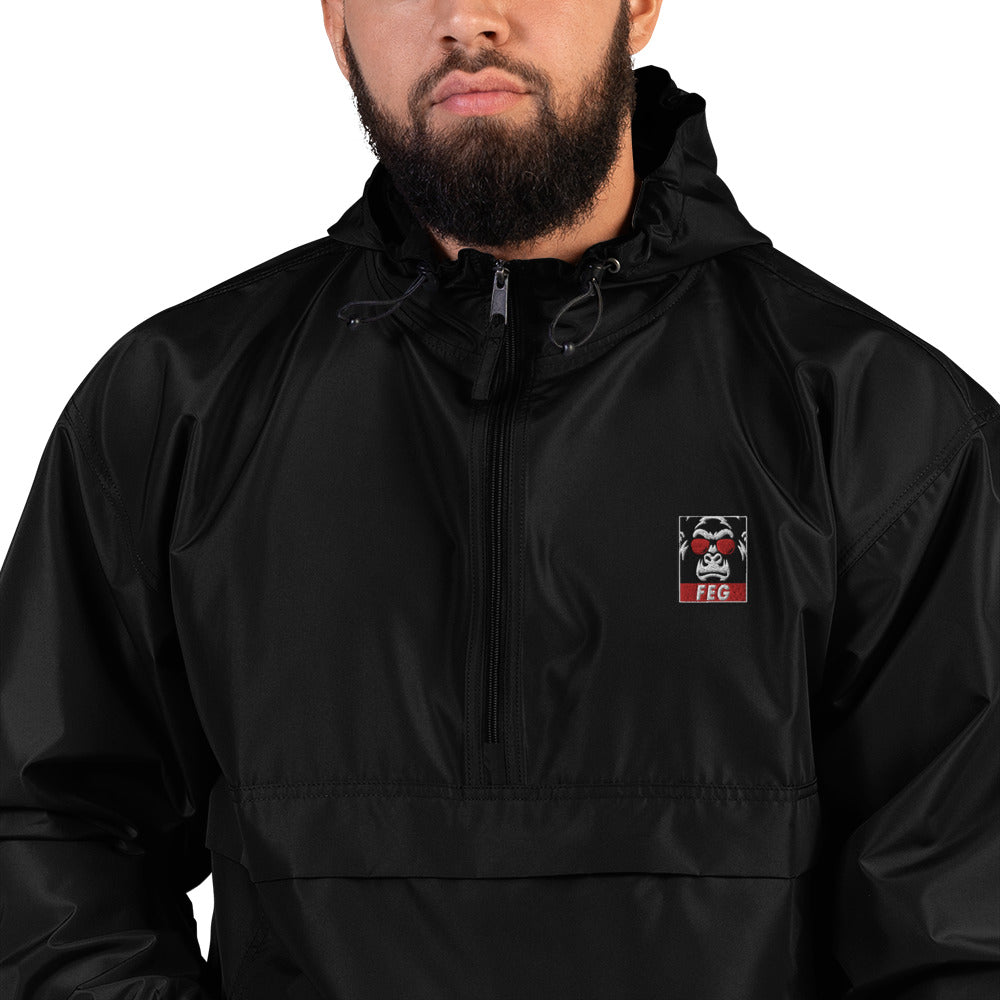 Iconic FEG Embroidered Champion Packable Jacket