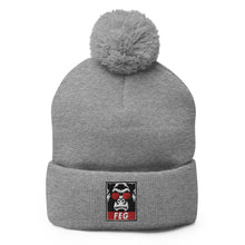 Load image into Gallery viewer, Iconic FEG Pom-Pom Beanie (Embroidered)
