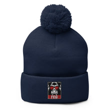 Load image into Gallery viewer, Iconic FEG Pom-Pom Beanie (Embroidered)
