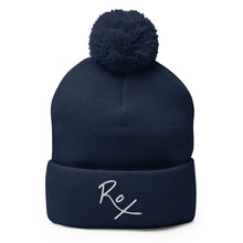 Load image into Gallery viewer, ROX Pom-Pom Beanie (Embroidered)
