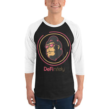 Load image into Gallery viewer, DeFi-nitely FEG Head 3/4 sleeve raglan shirt
